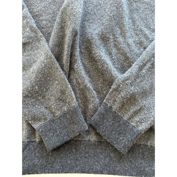 VINCE Grey Contrast Birdseye WOOL/CASHMERE Sweater Size XL - Picture 5 of 9